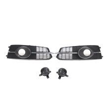 Cache de Feu Antibrouillard Avant avec Fausse Grille de Feu Antibrouillard pour A6 C7 2015-2018 S- 4G0807681AG 4G0807682AG B