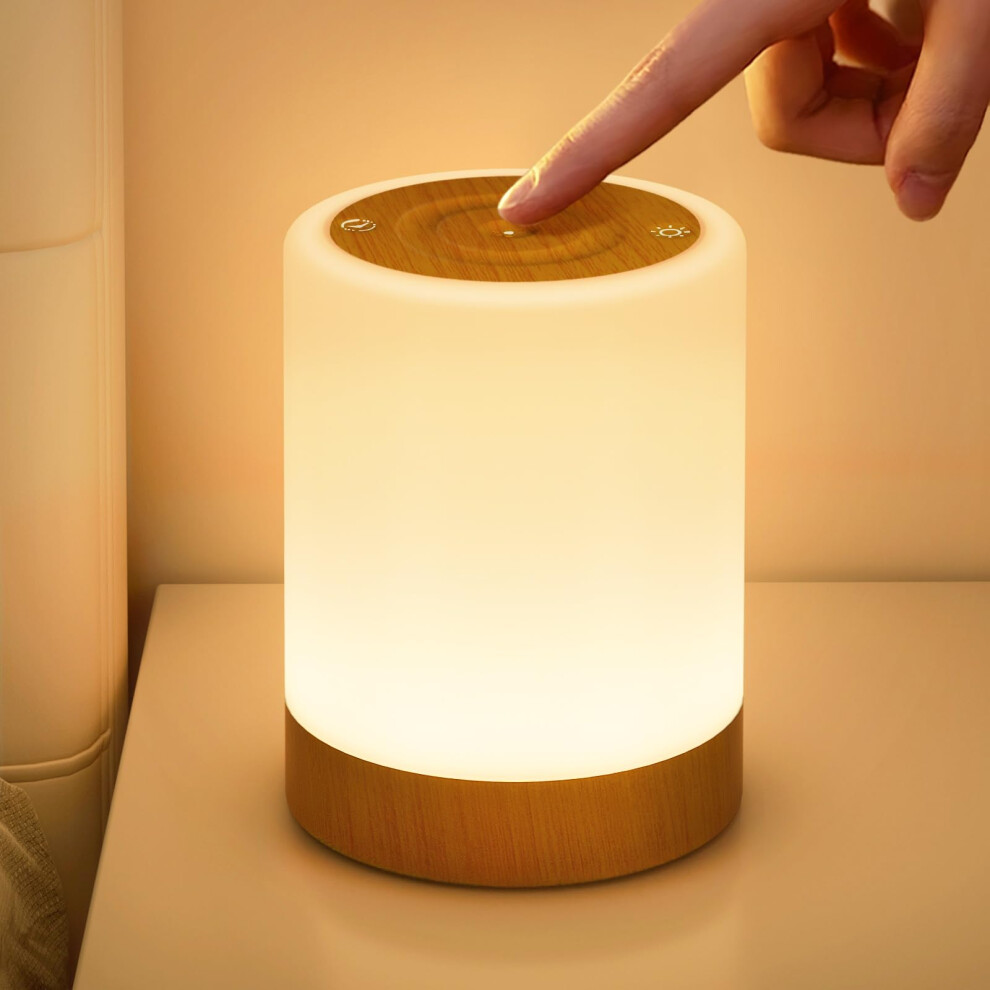 Oneway Night Usb Rechargeable Touch Control Bedside Lamp With 256 Colour Rgb Led Dimmable Ing, 5 Modes & Memory & Timer, Soft Nursery Lig Light 7034639928636