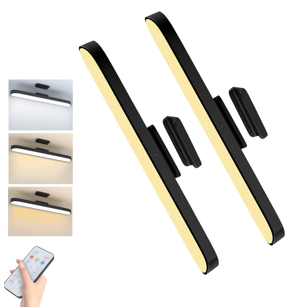 Vlio Dimmable Led Under Cabinet Kitchen Lights, 3 Colors Adjustable, Usb C Rechargeable Battery Lights With Timer Remote For Cabinet, Cupboard, Wardr 9174871154047