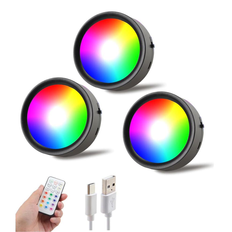Yohiioyo Led Puck S, Rechargeable Battery Touch Tap S, Wireless Closet Under Cabinet Ing, 13 Color Temps, Stick On Light 5427686378042