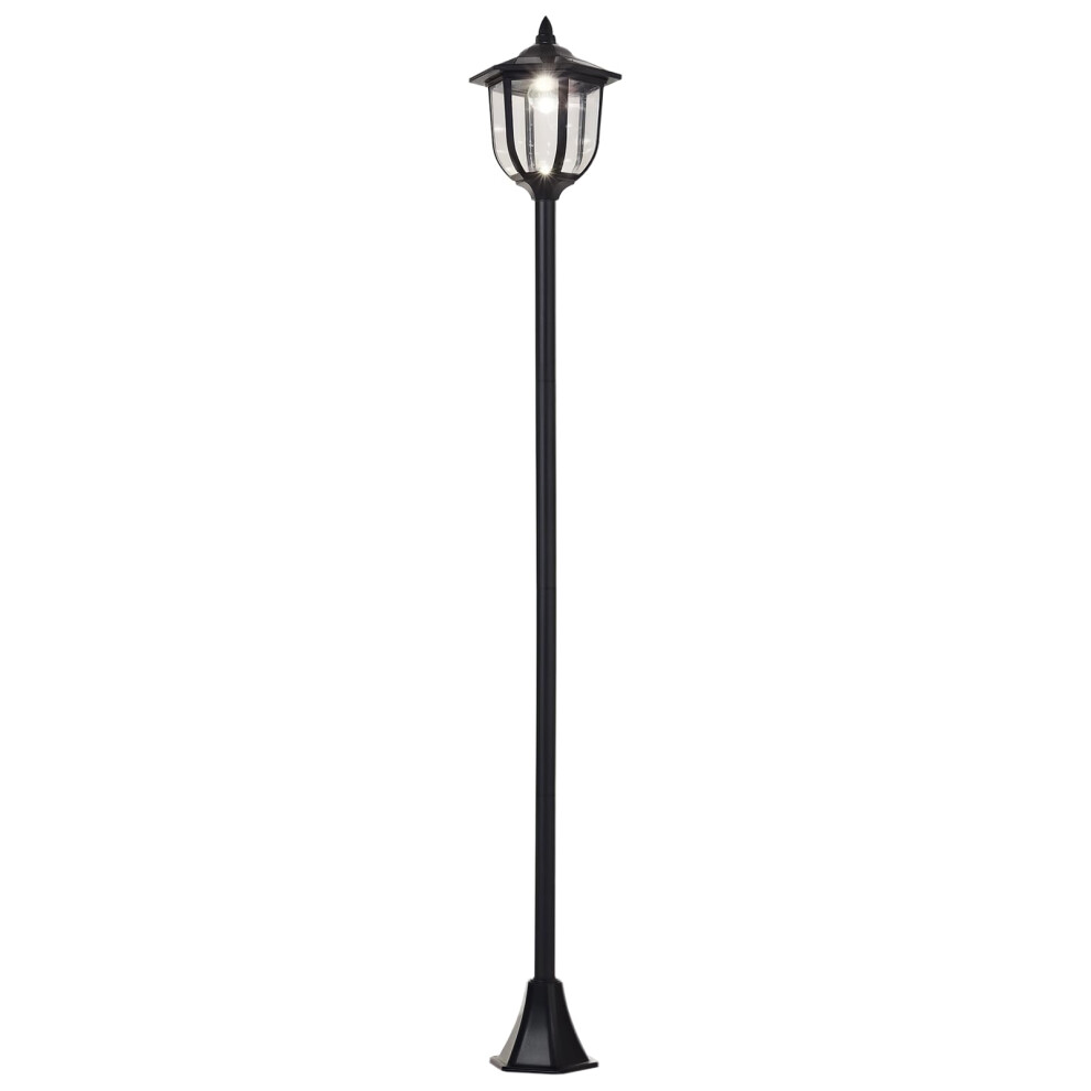Outsunny Outdoor Garden Solar Post Lamp Sensor Led Lantern Bollard Pathway Torch 1.77M Tall Light