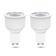 Luxvista GU10 Long Neck LED Bulbs, 9W Warm White 3000K Non-dimmable, Long Barrel Equivalent to 75W Halogen (2-Pack)