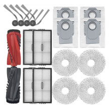 Adequado para Qrevo Curv 2 Pro / Qrevo CurvX / Qrevo EdgeT /S9 MaxV Slim /Saros 10R Escova Filtro Hepa Peças de Saco de Esfregão