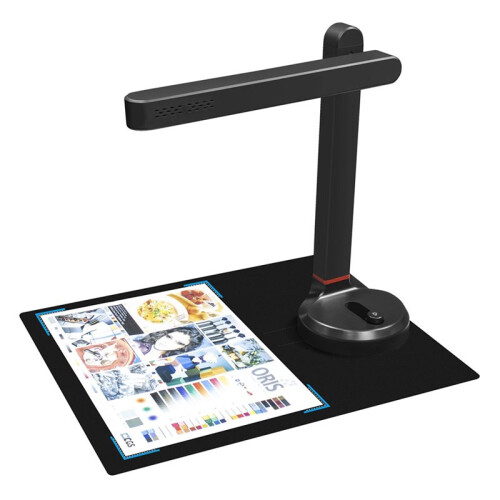 Book Scanner T101 Auto Focus Document Scanner A4 A3 with  OCR & LED Desk Table Lamp for Home Study Classroom