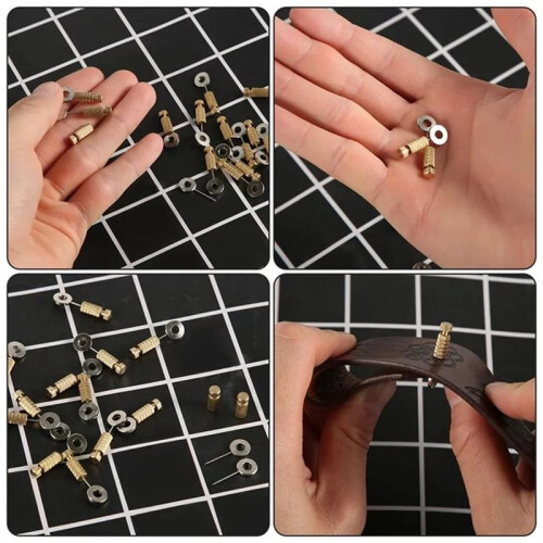 Suture Positioning Needle Diy Manual Leather Suture Clamping Fixed to Prevent Cutting Hole Dislocation Leather Tools 1