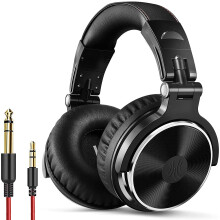 OneOdio Over Ear Headphone Studio Wired Bass Headsets with 50mm Driver, Foldable Lightweight Headphones with Shareport and Mic for DJ Recording Monit