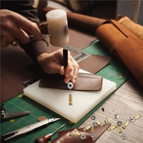 Suture Positioning Needle Diy Manual Leather Suture Clamping Fixed to Prevent Cutting Hole Dislocation Leather Tools 1