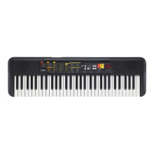 Yamaha PSR-F52 Digital Keyboard,Compact digital keyboard for beginners with 61 keys, 144 instrument voices and 158 accompaniment styles,black,920 mm