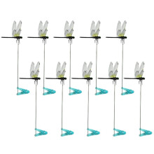 10 Pcs Dragonfly Clips, 3D Artificial Dragonfly Hat Clip, Vibrant Garden and Hat Decor