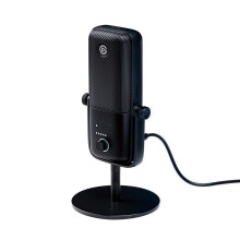Elgato Wave:3 - Premium Studio Quality USB Condenser Microphone for Streaming, Podcast, Gaming and Home Office, Free Mixer Software, Sound Effect Plu