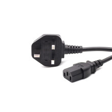 UK Power Cable,Computer & Monitor Power Cable,1 Metre 3 pin Mains Power Lead UK Plug Kettle Lead Universal AC Power Cord for Monitors,LED LCD Smart T