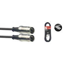 Stagg SMD2 SMD2 S-Series Metal MIDI Cable - 2M