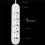 2500W EU Plug Fast Electrical Adapter Socket AC Outlet Power Strip 4 Hole Design Extension Cord and USB  EU Plug A 5