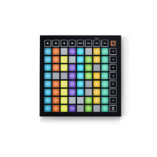 Novation Launchpad Mini MK3, Portable MIDI 64-Pad, USB Grid Controller for Ableton Live and Logic Pro Performances, Black