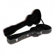 gear4music Fitted Guitar Hard Case for New Jersey/Les Paul Style Electric Guitars - Lockable with Felt Lining