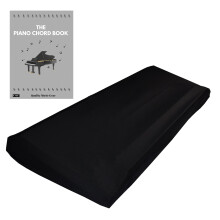 Stretchable Keyboard Dust Cover for 88 Key-keyboard: Best for all Digital Pianos & Consoles – Adjustable Elastic Cord; Machine Washable –FREE Pian