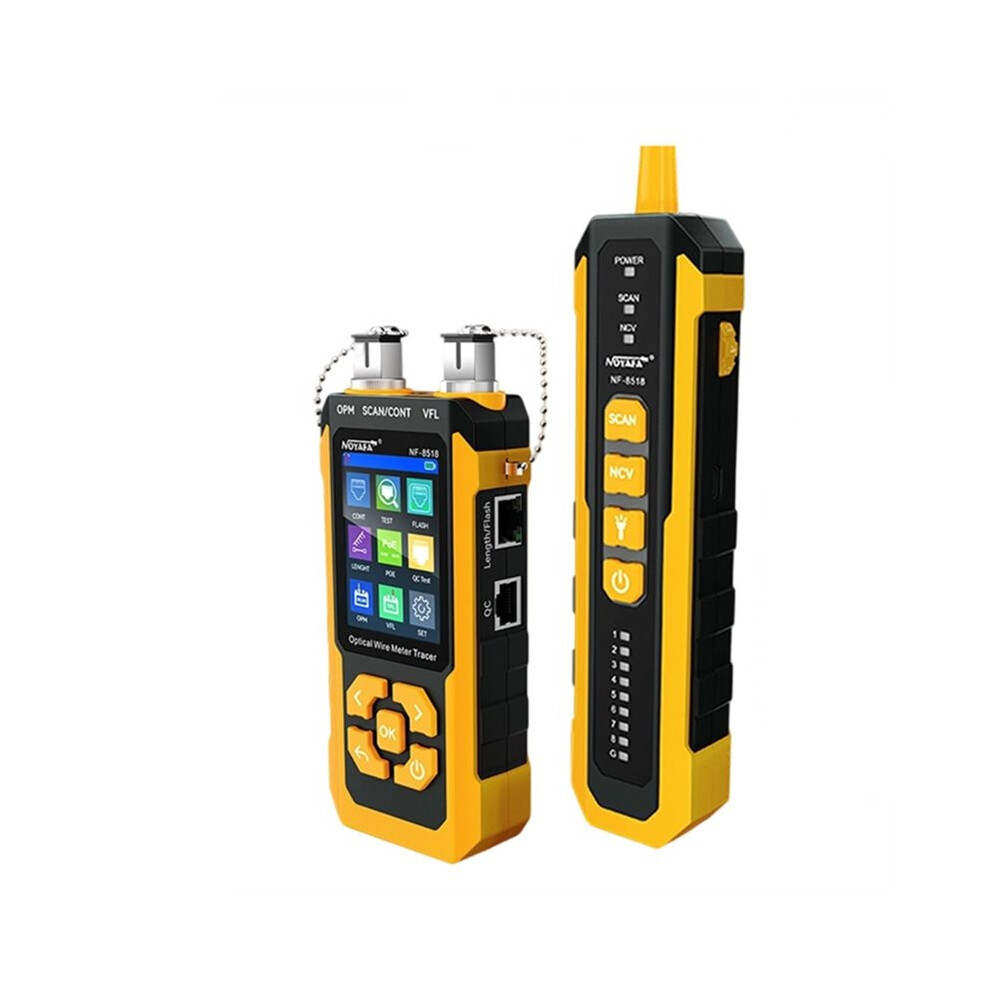 Noyafa Nf-8518 Network Tester Cable Locator Poe Ncv Qc Test Optical Power Meter Visual Fault Locator Length Measure 4713935482754