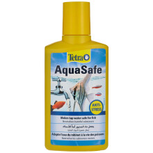 Tetra AquaSafe to Turn Tap Water into Safe and Healthy Water for Fish and Plants, 250 ml