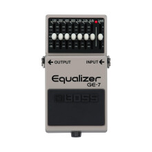 BOSS GE-7 Equalizer | Compact Graphic Equalizer Pedal | Tailored for Guitarists | 7 Bands of EQ Sliders | Guitar-Optimized Frequencies | 15dB Boost/