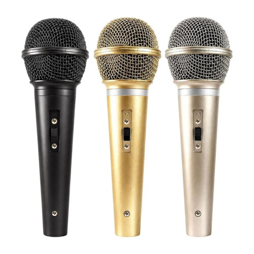 3PCS Microphone Prop Mic Prop, Three Decorative Microphones Plastic Prop Microphone Part