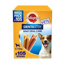 Mars Pedigree Dentastix Daily Oral Care Dental Chews Small Breed (105 Sticks)