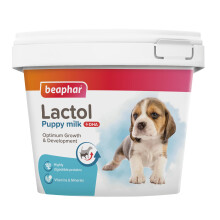 Beaphar - Lactol Puppy Milk 1kg - Milk Replacer & Complete Feed for Newborn & Weaning Puppies – For growth & development – Contains DHA, Vitamins