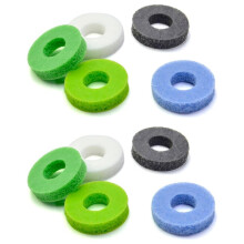 10 Stuks Hulpringen voor Controllers, Sponsachtige Bewegingsbesturingsringen, Richthulpringen voor Controllers en Gamingaccessoires