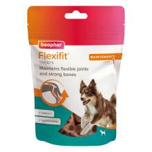 Beaphar - Flexifit Joint Care Treats for Adult Dogs, 150g – Delicious Daily Joint Supplement – Helps Maintain Flexible Joints & Strong Bones –