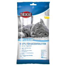 TRIXIE Simple'n'Clean Cat Litter Bags, L 10 Pcs. - Practical Cat Litter Bags For Easy Cleaning - 4044