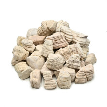 KINGRUI Natural Rocks Pagoda Stones Decorative Stones for Fairy Gardens,Miniature Landscaping,Bonsai,DIY Crafts,Aquariums & Reptile Terrariums-0.5kg(