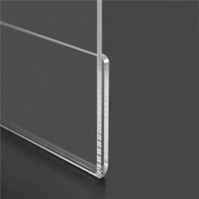 5pcs A4 Wall Mount 8.5x11 Clear Acrylic Sign Holder with Adhesive Tape Portrait Door Plastic Photo Ads Poster Frames