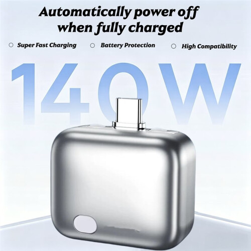 140W  Charge Self-Cut Type-C Adapter Universal Auto Disconnect for Night Charging Overcharge Prevention Separator 1