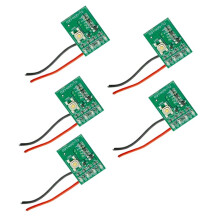 5PCS LED Board for 5S Charging Protection Circuit Board Electric Tool Key Led Power Status