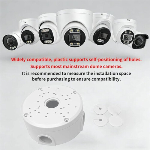 3 Pack Universal Security Camera Junction Box Mount Bracket Outdoor Waterproof Wall Ceiling Mount 2