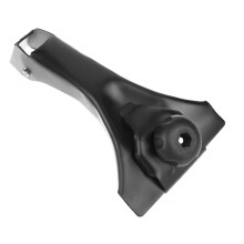 22 cm Universal-Dachgepäckträger-Set mit Dachrinnenbefestigung und Querträgerhalterung für Autos mit Dachrinnenclips und Dachrinnenhalterungen