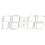 1set LED Clock with Remote Control, Silent Night Light Wall Clock, Must-Have for Home Use,White Frame White Light Style 1