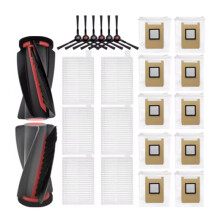 Compatible con Repuestos para Aspiradora para Omni C28: Cepillo Lateral Principal, Bolsa para Polvo y Accesorios.