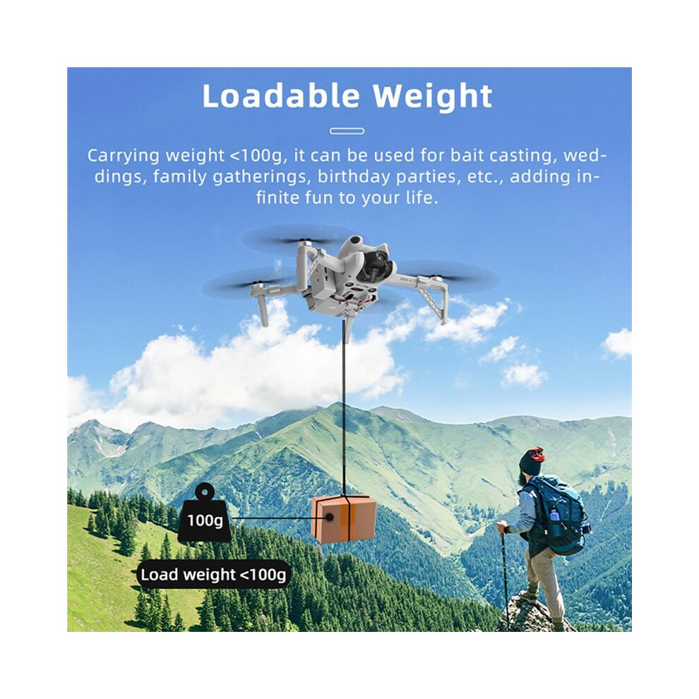 Airdrop System For 4 Pro Drone, Bait Thrower For Fishing, Gift Delivery & Emergency Rescue, Drone Accessories 4711651928334