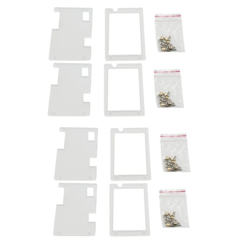 Kit com 4 Unidades de Gabinete Acrílico NerdminerV2 de 2,8 Polegadas para Minerador NMminer Solo 1