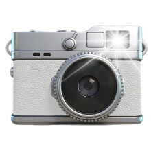 Fotocamera Digitale Retrò HD 1080P da 8 MP, Fotocamera Tascabile con Sensore CCD, Filtri e Finitura Effetto Pelle, Ideale Come Regalo per