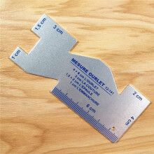 Precision Seam Measuring Gauge Metal Quilting Tailor Ruler Template Sewing Ruler for DIY Patchwork Quilting
