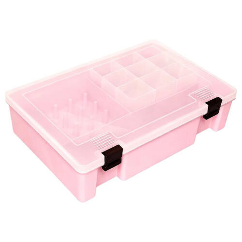 Sewing Threads Box Bobbins Storage Case Transparent Spool Organizer Household DIY Sewing Accessories