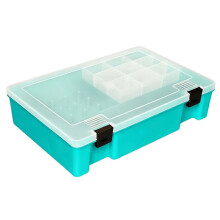 Sewing Threads Box Bobbins Storage Case Transparent Spool Organizer Household DIY Sewing Accessories Dark Green