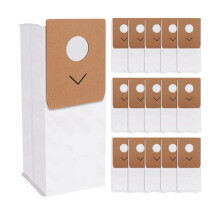 16 Bolsas para el Polvo para Aspiradoras Inalámbricas para Stylus Elite NEC490BL NEC490SE. Bolsas de Repuesto para el Polvo.