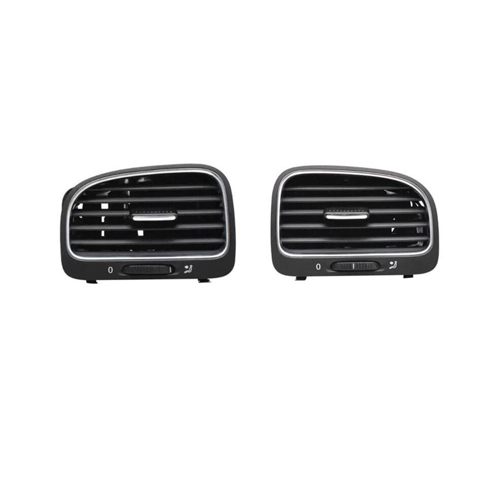 Left+Right Dash Vents Grille Air Conditioner Vent Outlet For 6 6Gti Mk6 Sagitar 5Kd819703 5Kd819704 Black 4711598373945