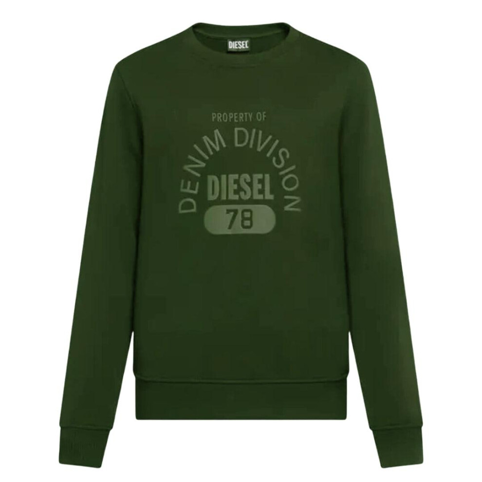 Diesel (M, Green) Unisex Adult Property Of Denim Division Sweatshirt