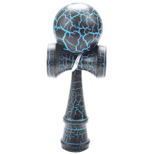 Wooden Toy Outdoor Sports Kendama Toy Children and Adults Outdoor Sports Crack Beech Wood Colorful Design Black and