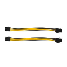 2 Pack Card 6 Pin to 8 Pin PCIe Adapter Power Cable (GPU Video Card Power Cable) 7.8 Inch