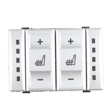 2X Stoelverwarming Knop Bedieningsschakelaar BS7T19K314AB 6M2T19K314AC voor Mondeo MK4 S-MAX MK 3