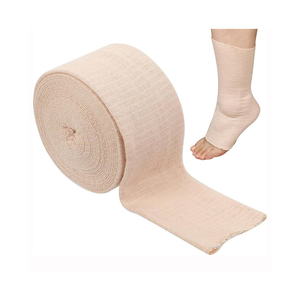 Tubular Bandage Elastic Compression for Leg Knee Wound Care Breathable Cotton Stockinette Tubing Sleeve 10cmx5m